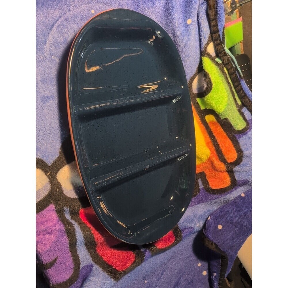 Rare Over And Back Divided Dish